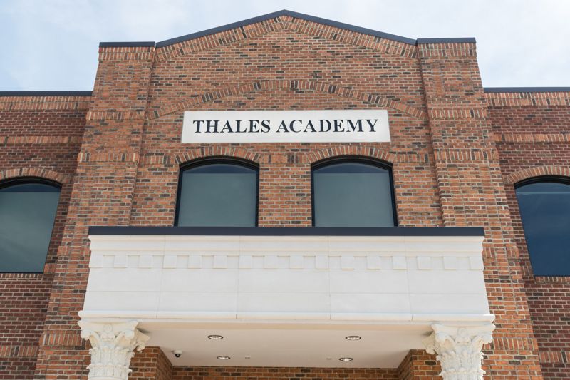 Thales Academy entrance and building in Knightdale North Carolina